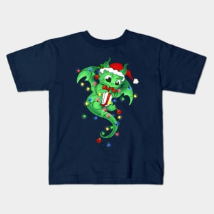 Christmas Dragon Kids T-Shirt